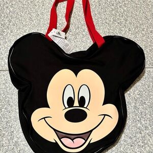 New Mickey Mouse Large Black Tote Disneyland Resort Disney Parks Face Bag Jumbo